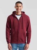 Felpa Unisex cappuccio e zip Classic 620620