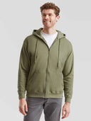 Felpa Unisex cappuccio e zip Classic 620620