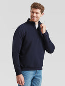 Felpa Unisex mezza zip Classic 621140