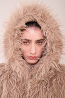 Pelliccia ECO Donna con cappuccio taglia UNICA 00C25116