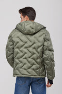 Giubbotto Uomo imbottito con cappuccio Rock 12103105