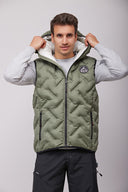Gilet Uomo imbottito con cappuccio Rock 12104103