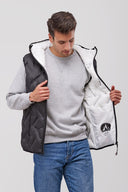 Gilet Uomo imbottito con cappuccio Rock 12104103