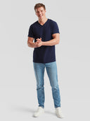 T-shirt Uomo collo V manica corta Valueweight 610660