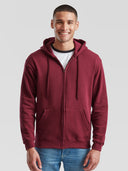 Felpa Unisex cappuccio e zip Classic 620620