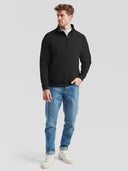 Felpa Unisex mezza zip Classic 621140