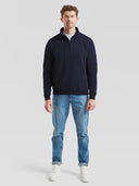 Felpa Unisex mezza zip Classic 621140