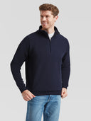 Felpa Unisex mezza zip Classic 621140