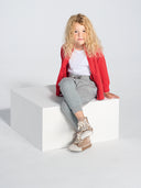 Felpa Bambino a zip intera leggera French Terry SWRKFUZIP240