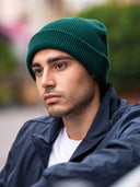 Cuffia in maglia con risvolto BLOG