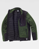 Giacca in maglia imbottita Work S9465