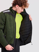 Giacca in maglia imbottita Work S9465